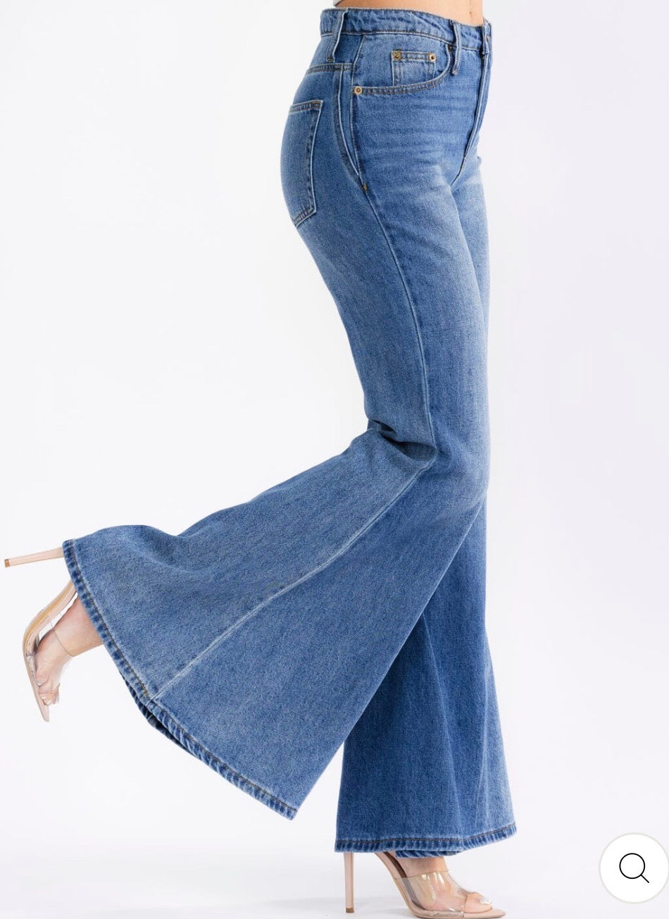 Pantalón Denim campana