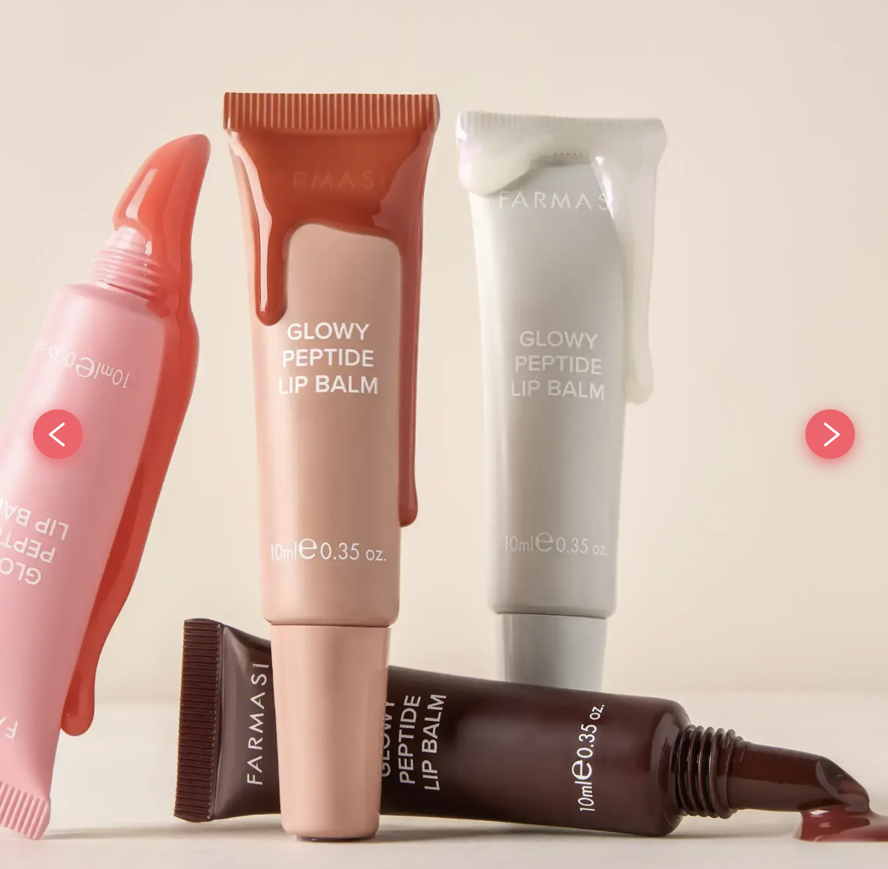 Glowy peptide lip balm Toasted Cinnamon