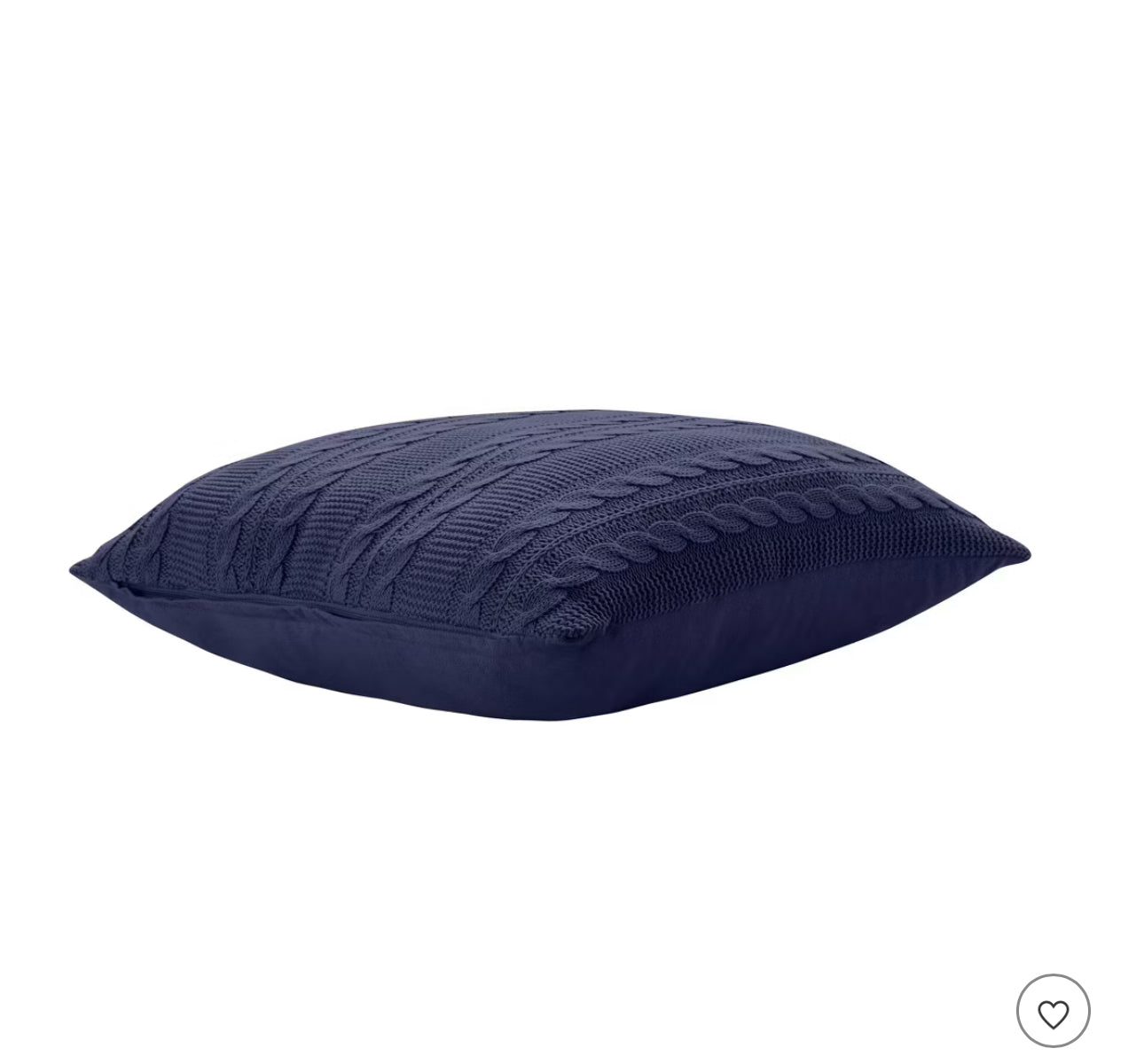 Dublin Square Throw Pillow Navy VCNY 18”x18”