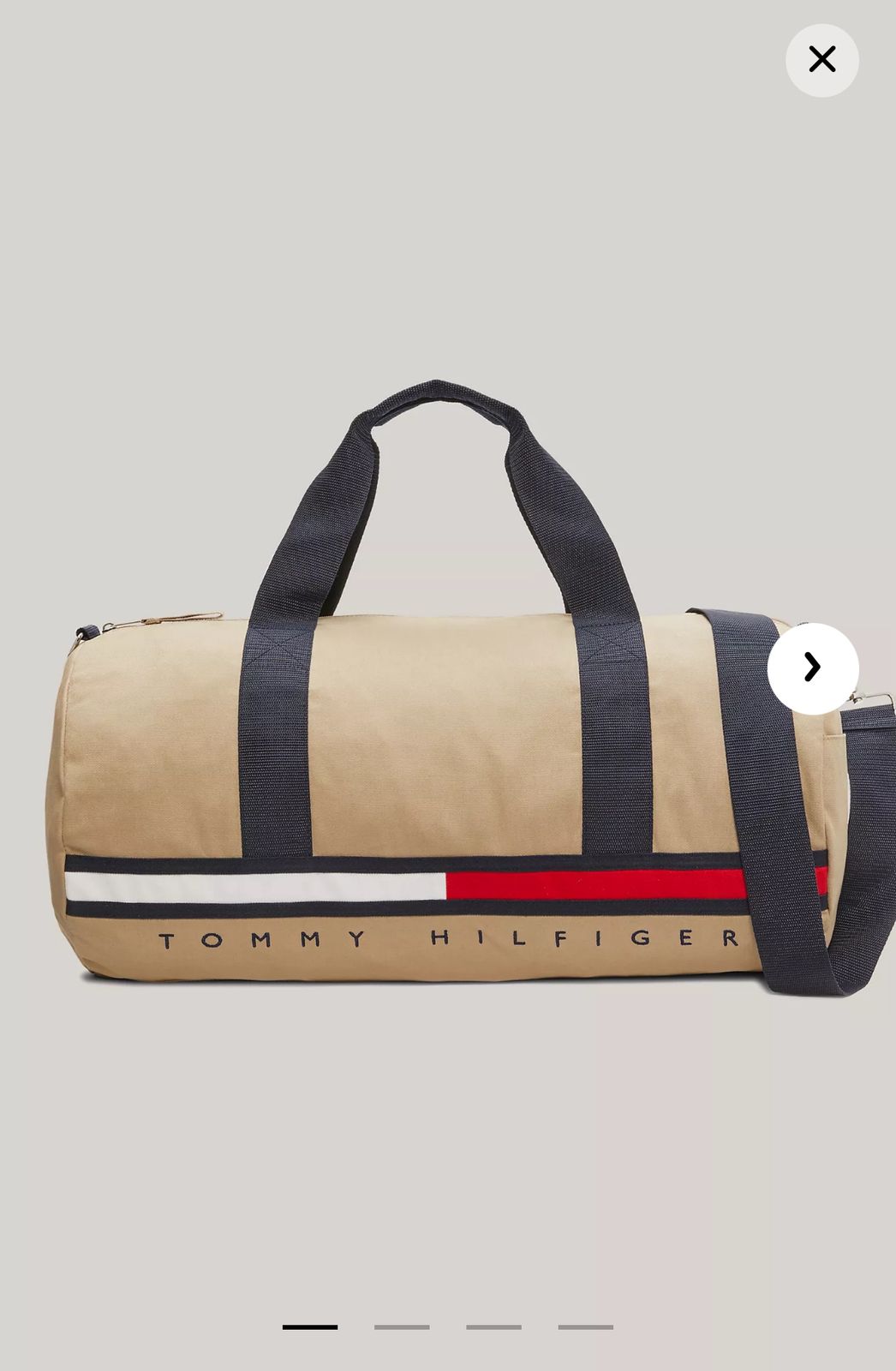 Maletín beige Tommy Hilfiger