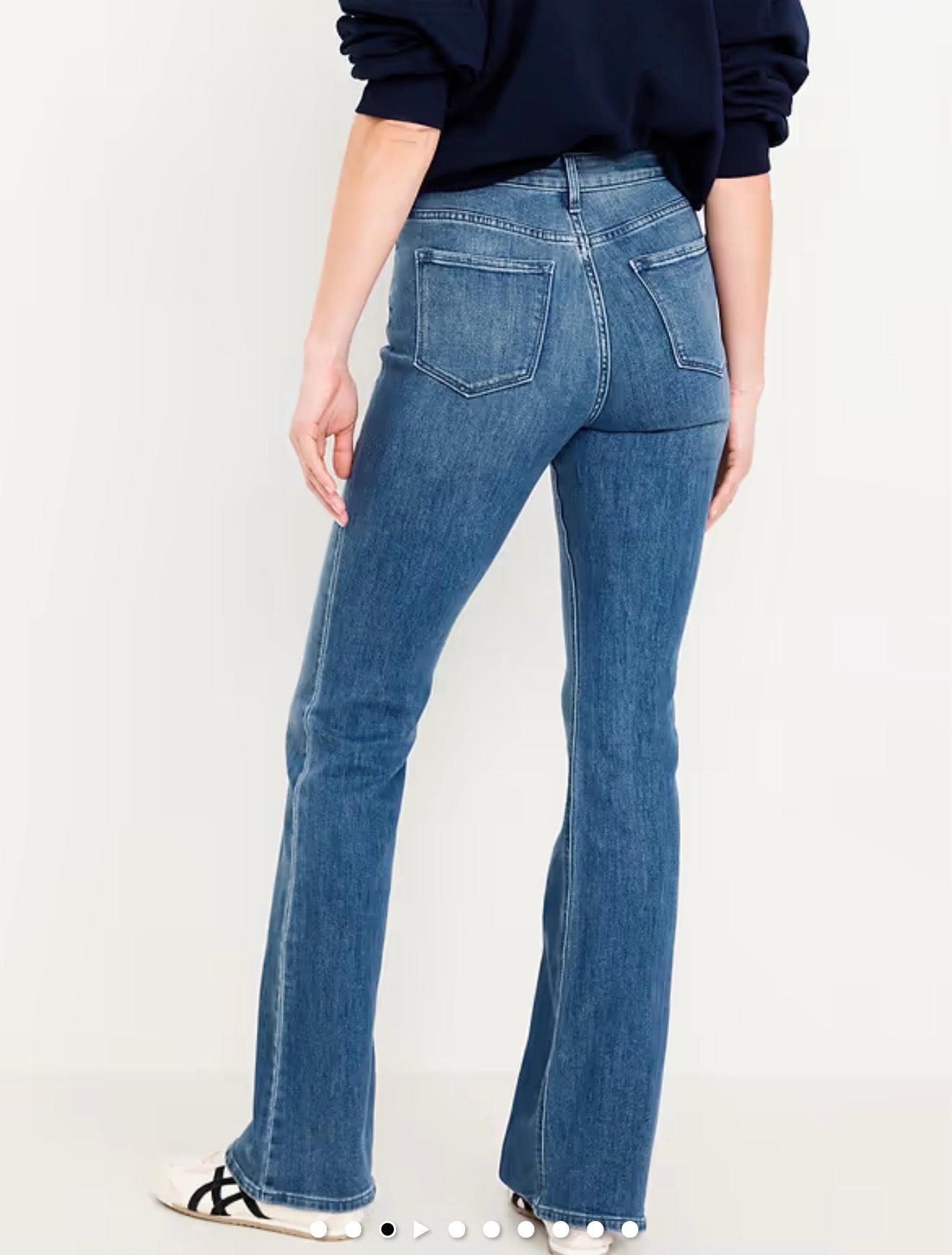 Jean high rise wow flare Old Navy