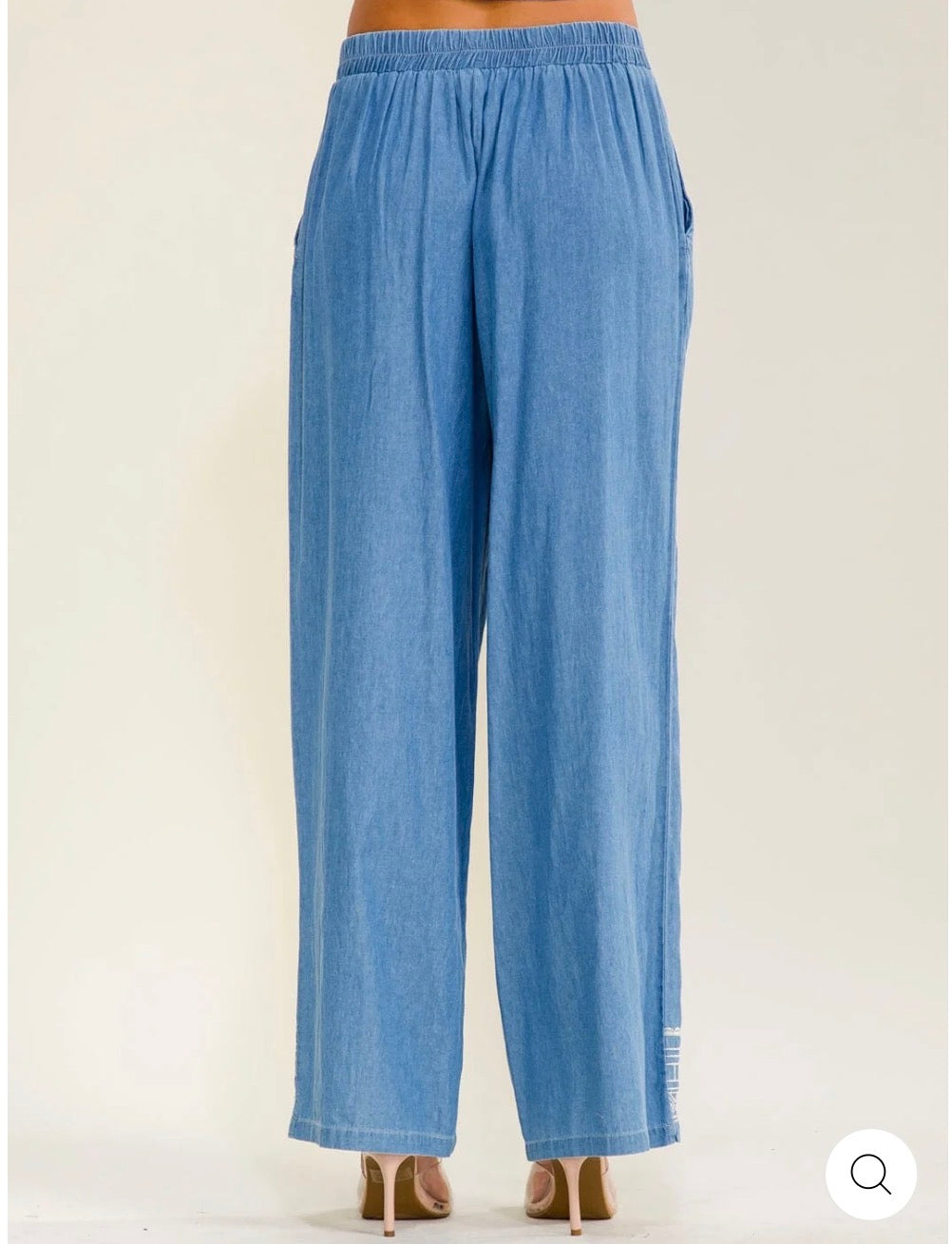 Pantalón Santorini azul celeste