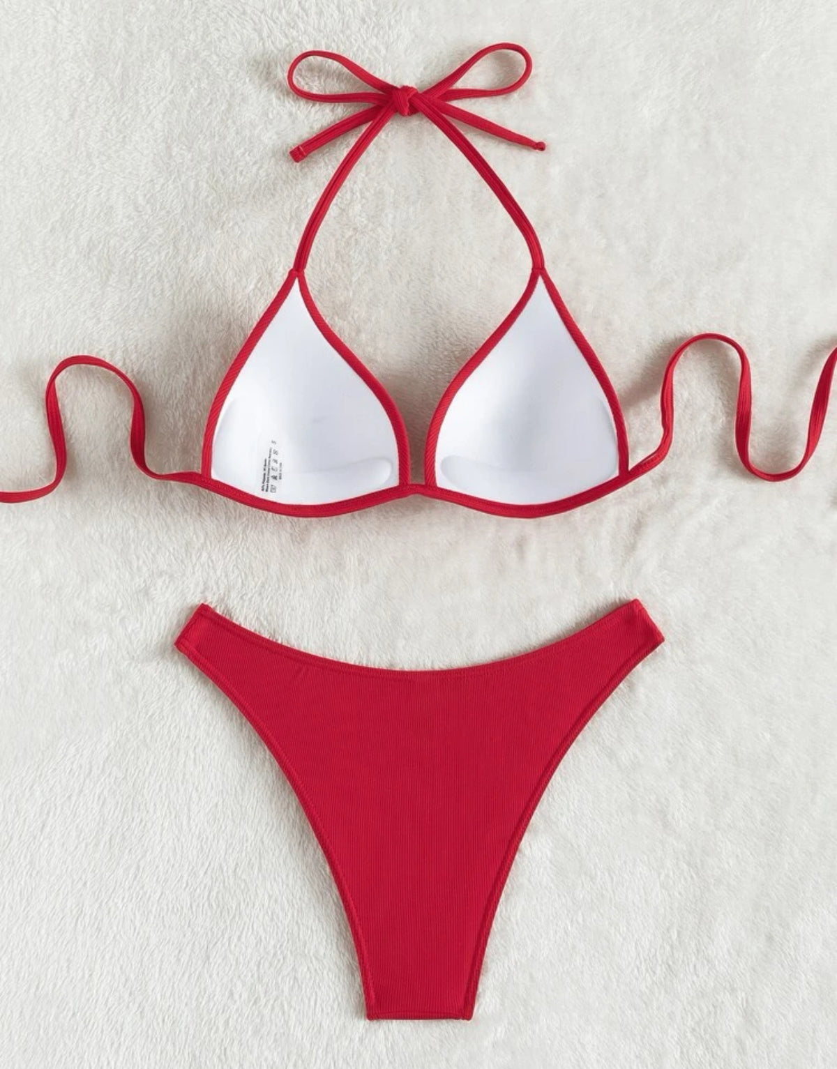 Traje de baño rojo