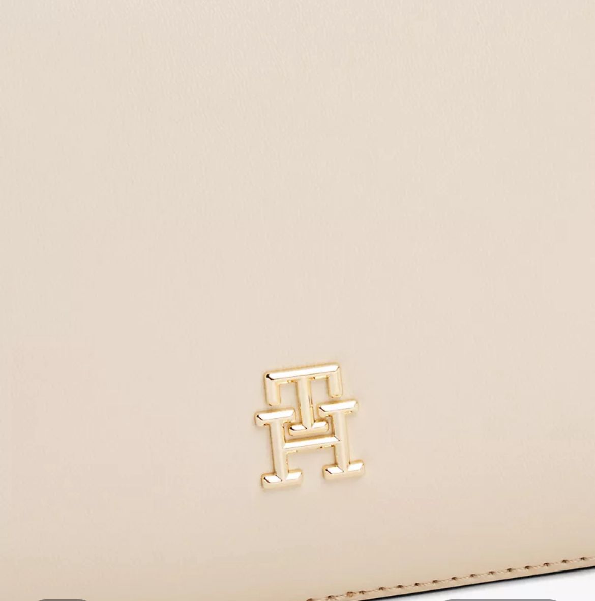 Cartera beige Tommy Hilfiger