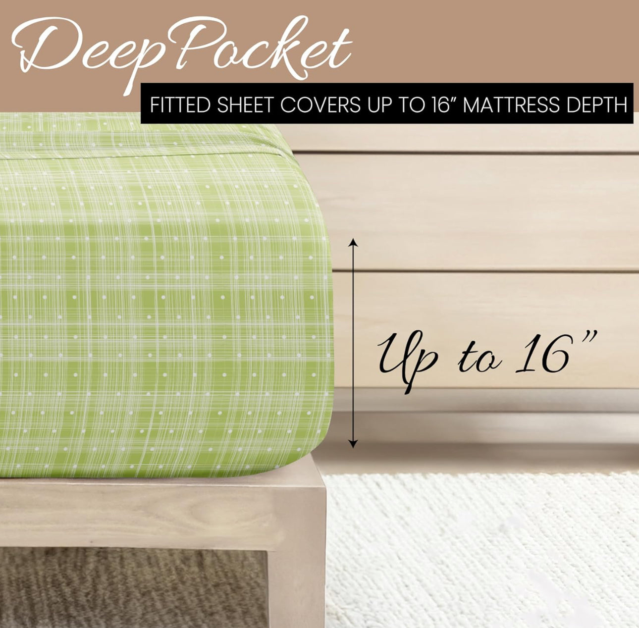 ienjoy Home The Timeless Classics Soft Polka Dots Twin Sheet Set