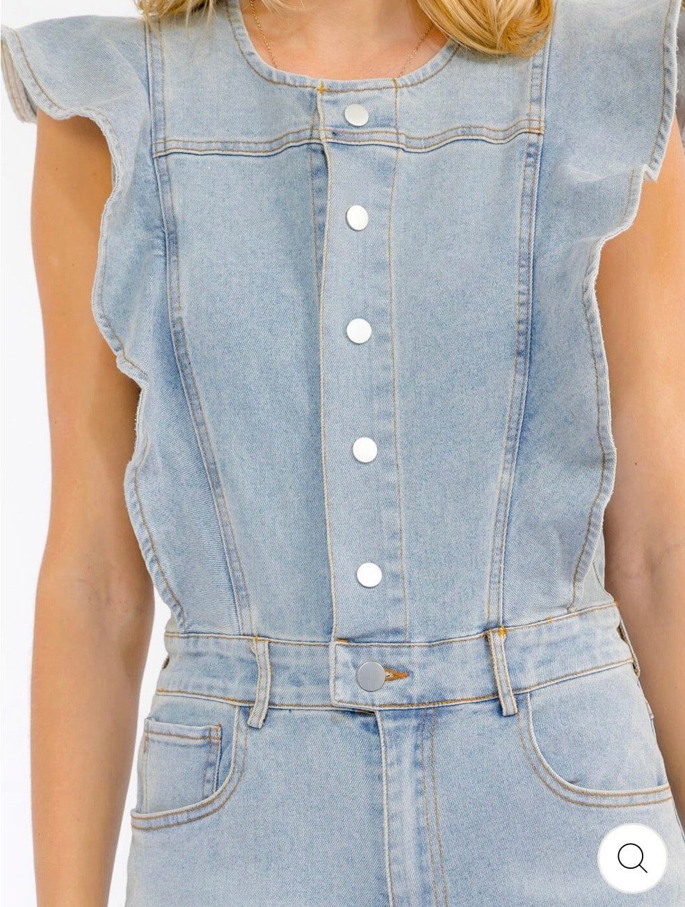Jumpsuit azul claro Denim