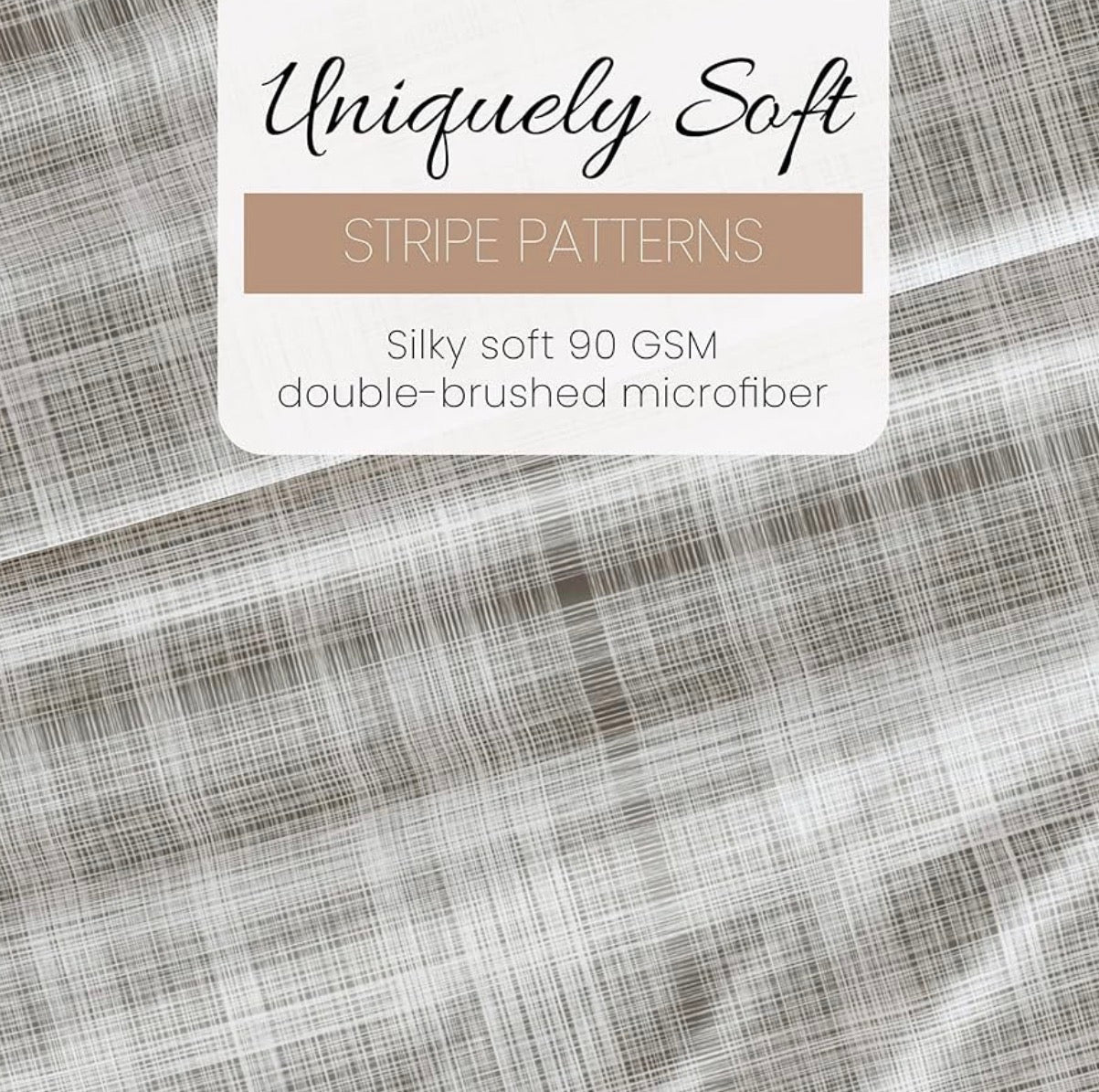ienjoy Home 3 Piece Thatch Patterned Home Collection Premium Ultra Soft Bed Sheet Set, King, Gris