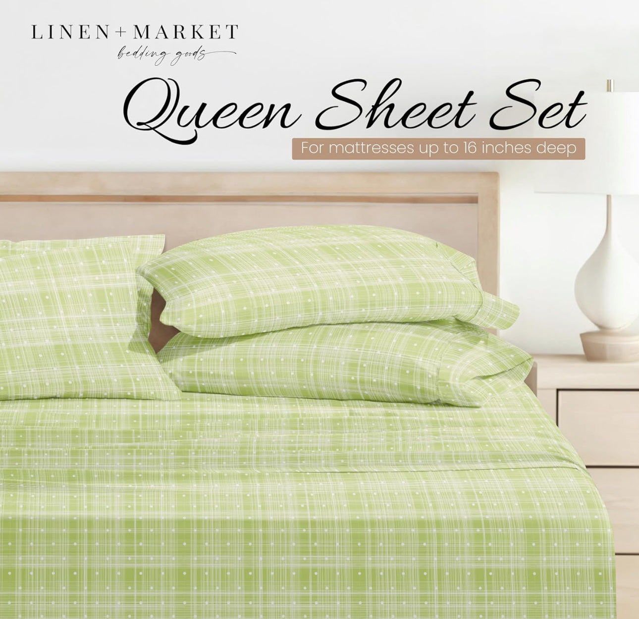 ienjoy Home The Timeless Classics Soft Polka Dots Twin Sheet Set