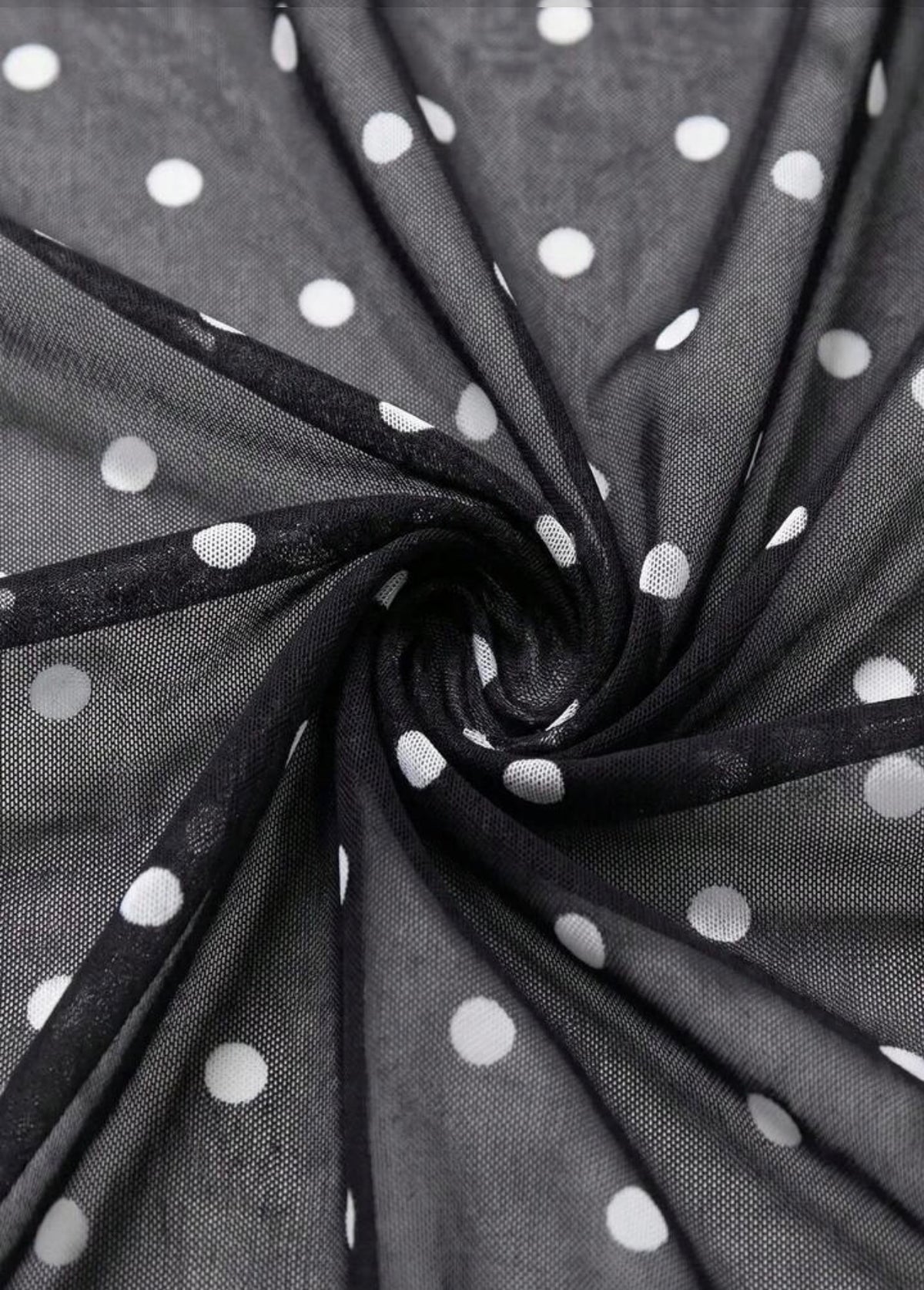 Conjunto Traje de baño con falda polka dot (dos piezas)