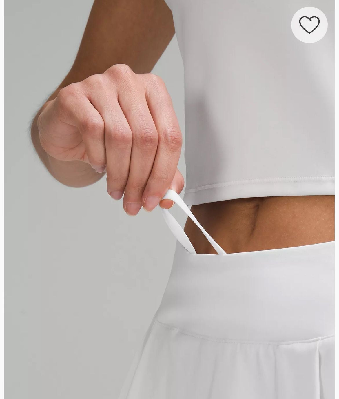 White side pleat HR Tennis skirt