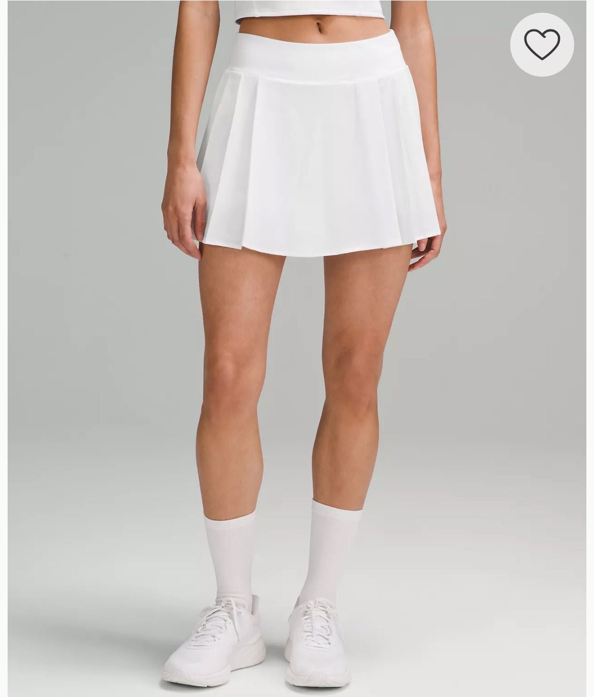 White side pleat HR Tennis skirt