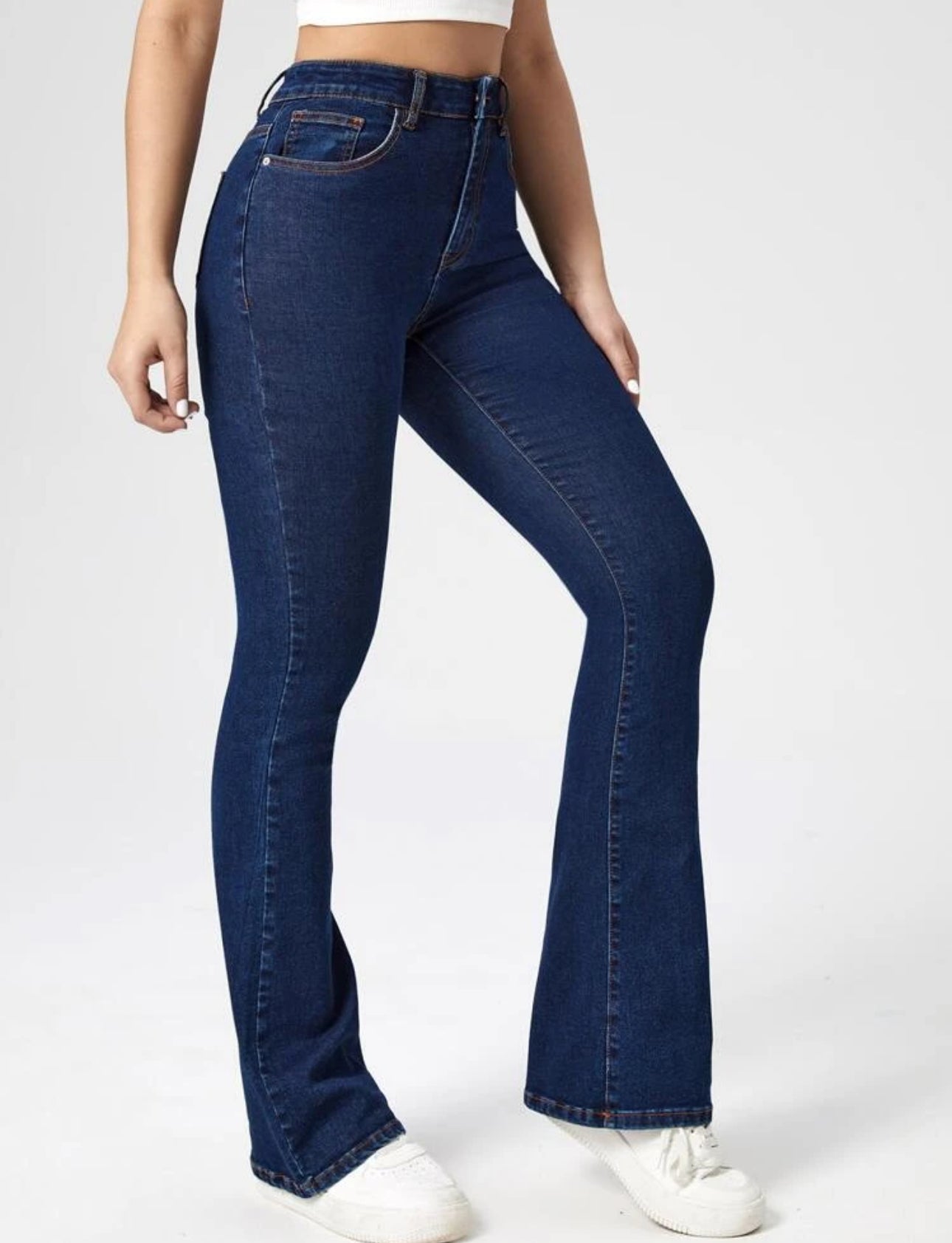 Flare jean oscuro