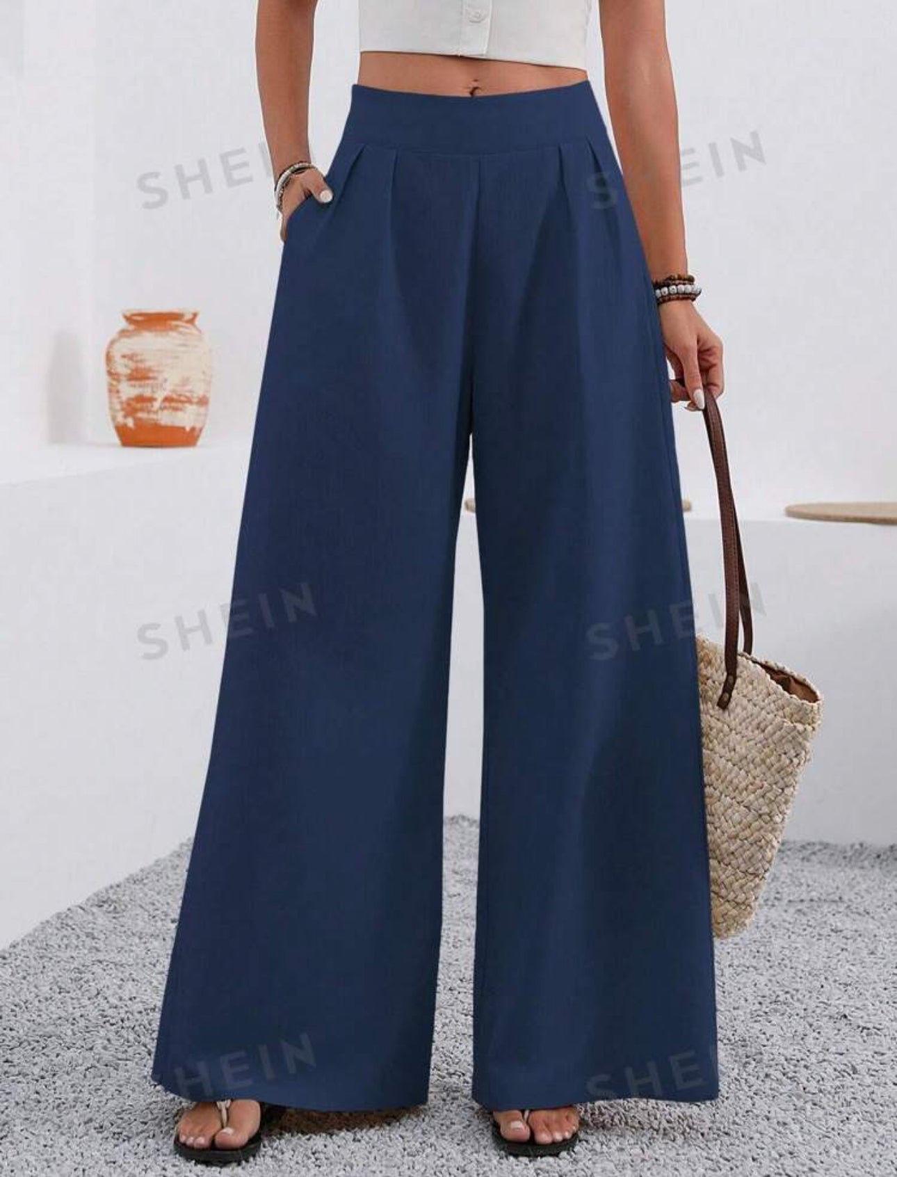 Pantalon de pierna ancha