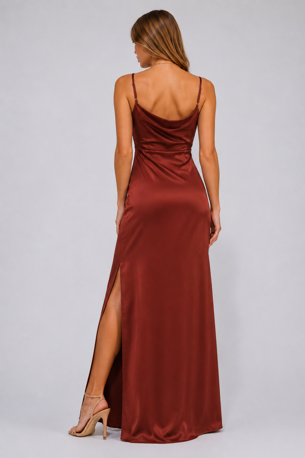 Vestido burgundy elegante