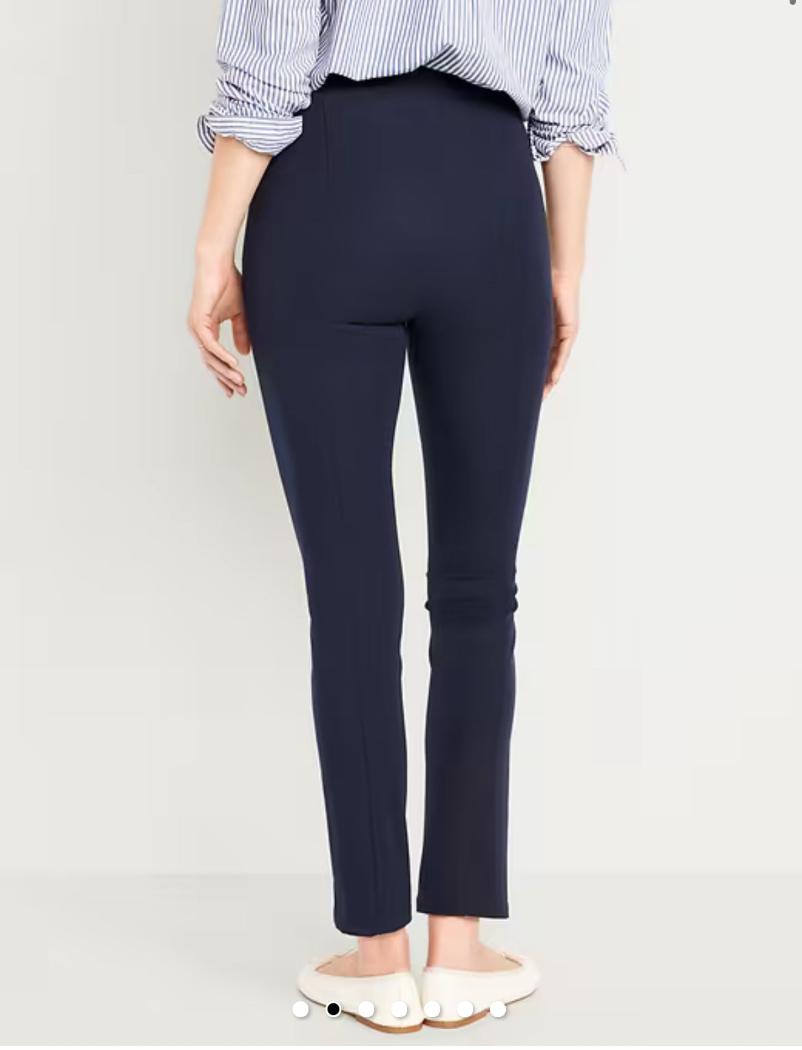 Pantalón extra high-waisted polished pixie skinny
