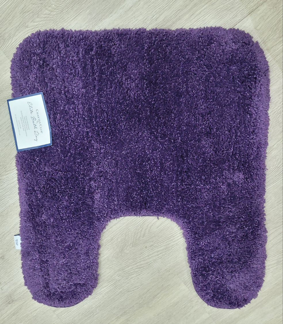 Charter Club
Elite Contour Bath Rug, 1 Alfombra de Baño Morada