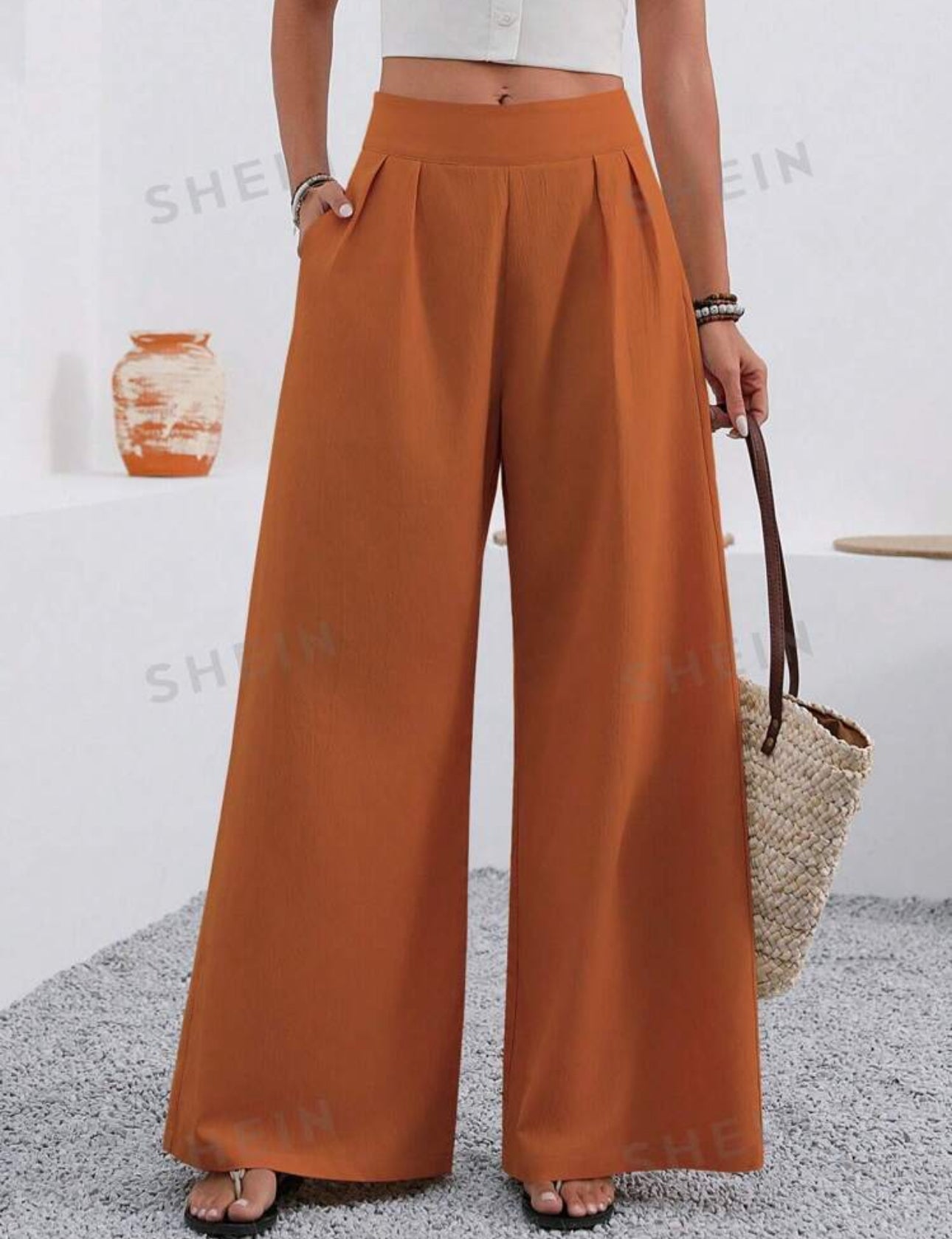 Pantalon de pierna ancha