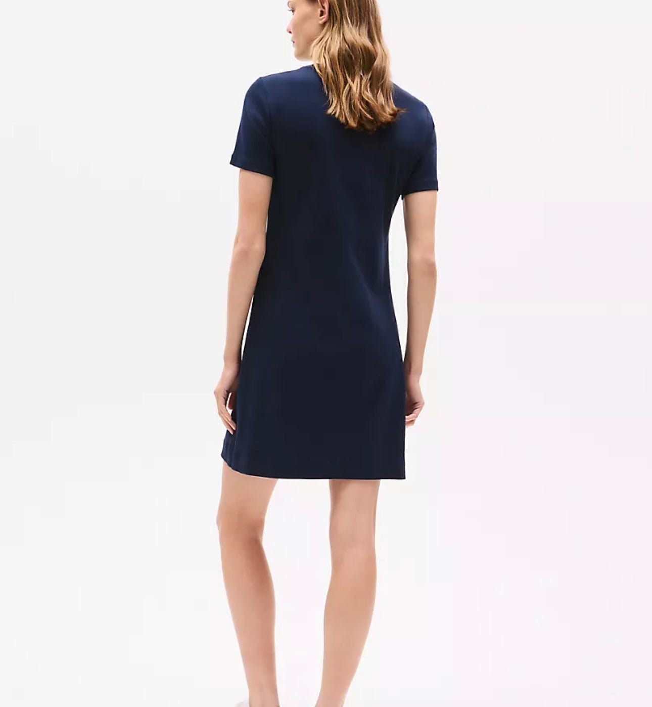 Vestido azul marino manga corta Tommy Hilifiger slim fit