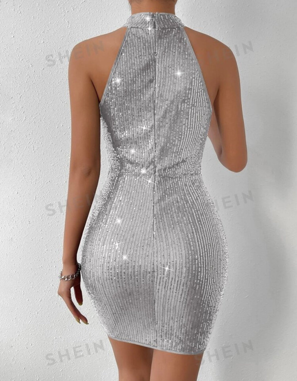Vestido de noche con lentejuelas
