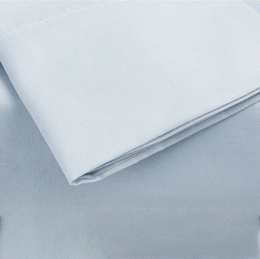 Signature Collection - Brushed Fiber Sheet Set, 4 Piezas, Azul, King