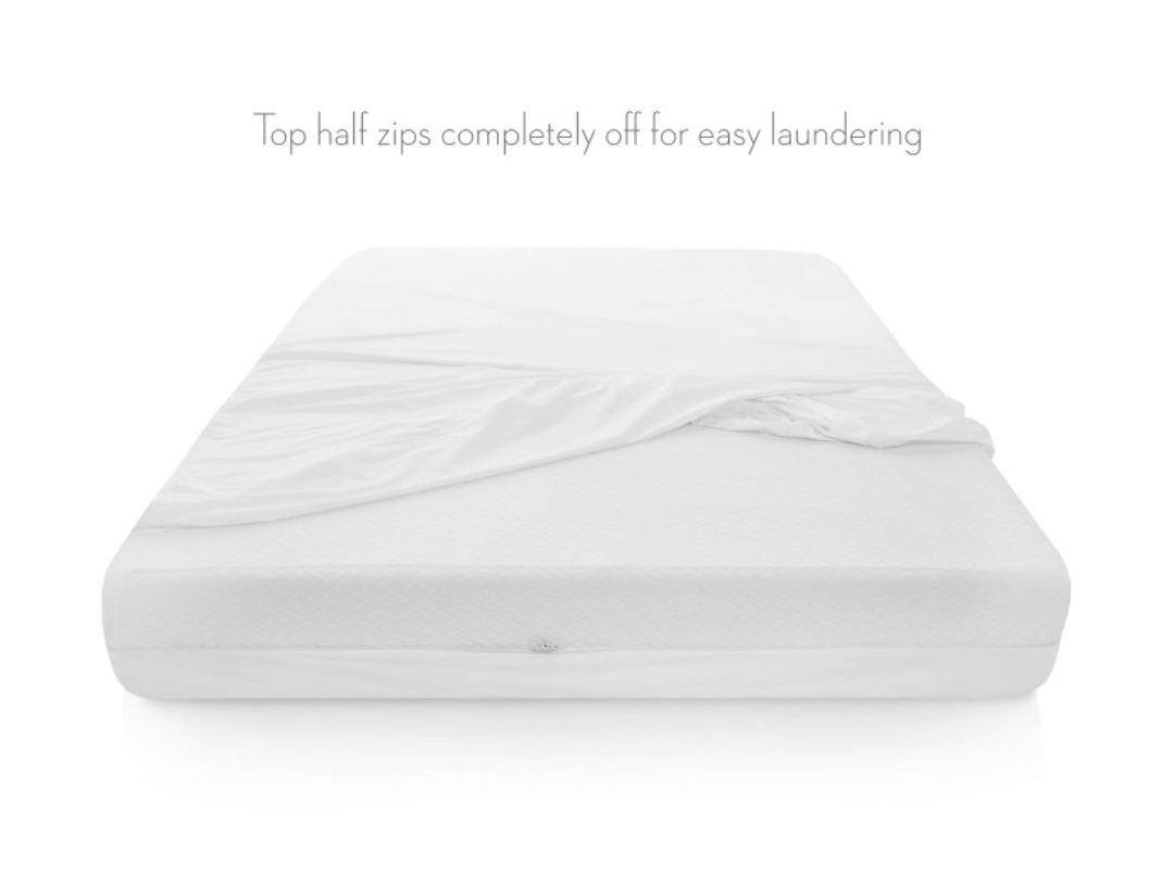 Malouf Encase 360° Mattress Protector, 1 Protector de Colchón, Blanco, Queen