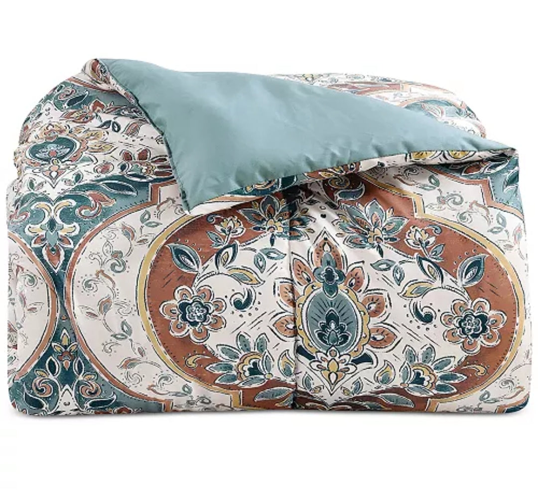 Manhattan Heights
Marcello Reversible Comforter Set, Multicolor, 6 Piezas, Twin