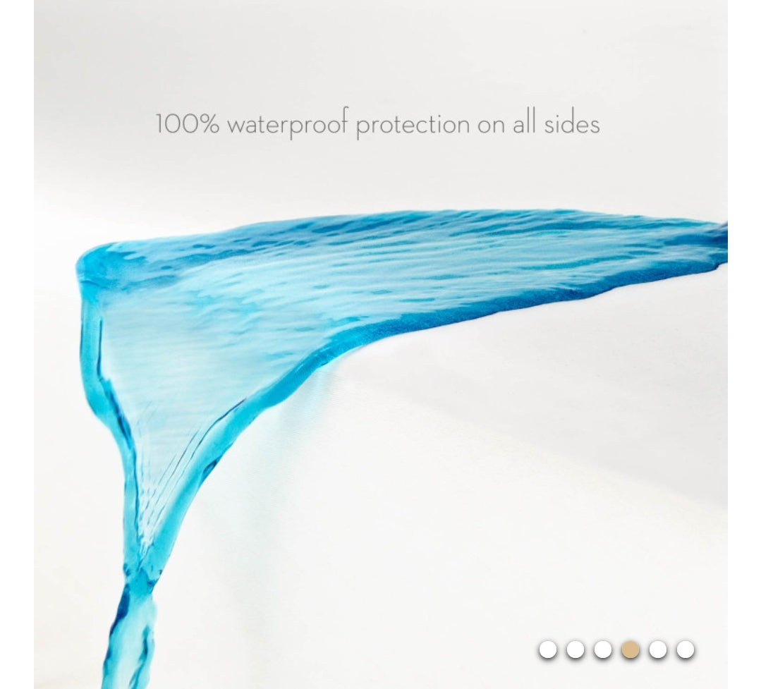 Malouf Encase 360° Mattress Protector, 1 Protector de Colchón, Blanco, Queen