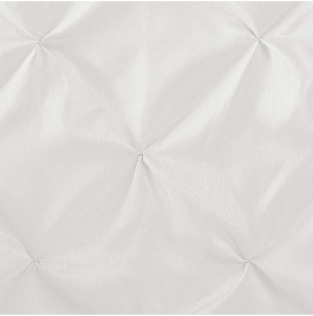 Madison Park Laurel White Shower Curtain, Solid Transitional Shower Curtains for Bathroom, 72 X 72, 1 cortina de baño, Blanco