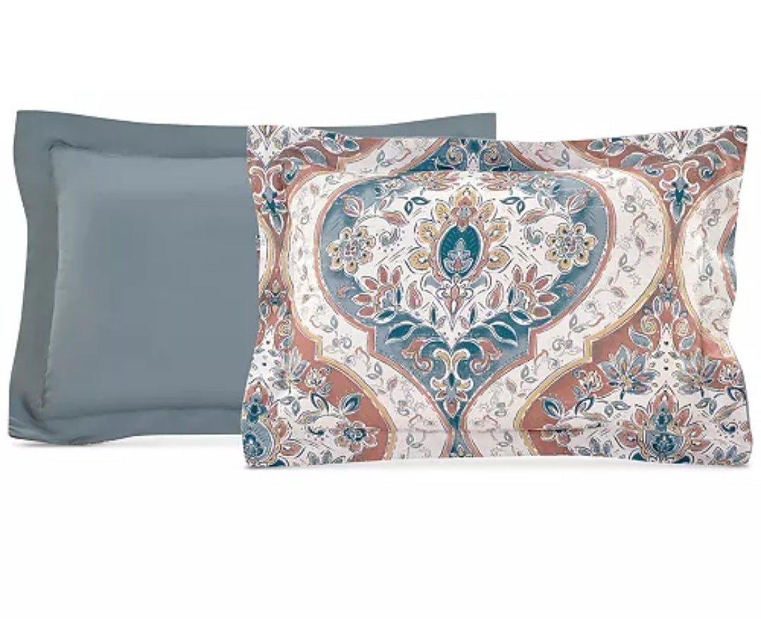Manhattan Heights
Marcello Reversible Comforter Set, Multicolor, 6 Piezas, Twin