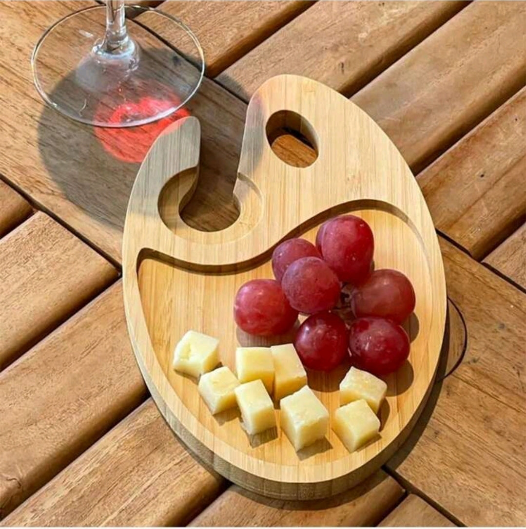 Bandeja de fiesta personal para quesos con agarradera para Copa