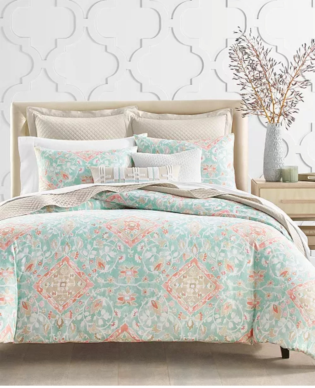 Charter Club Damask Designs
Terra Mesa Duvet Cover Set, 2 Piezas, Twin