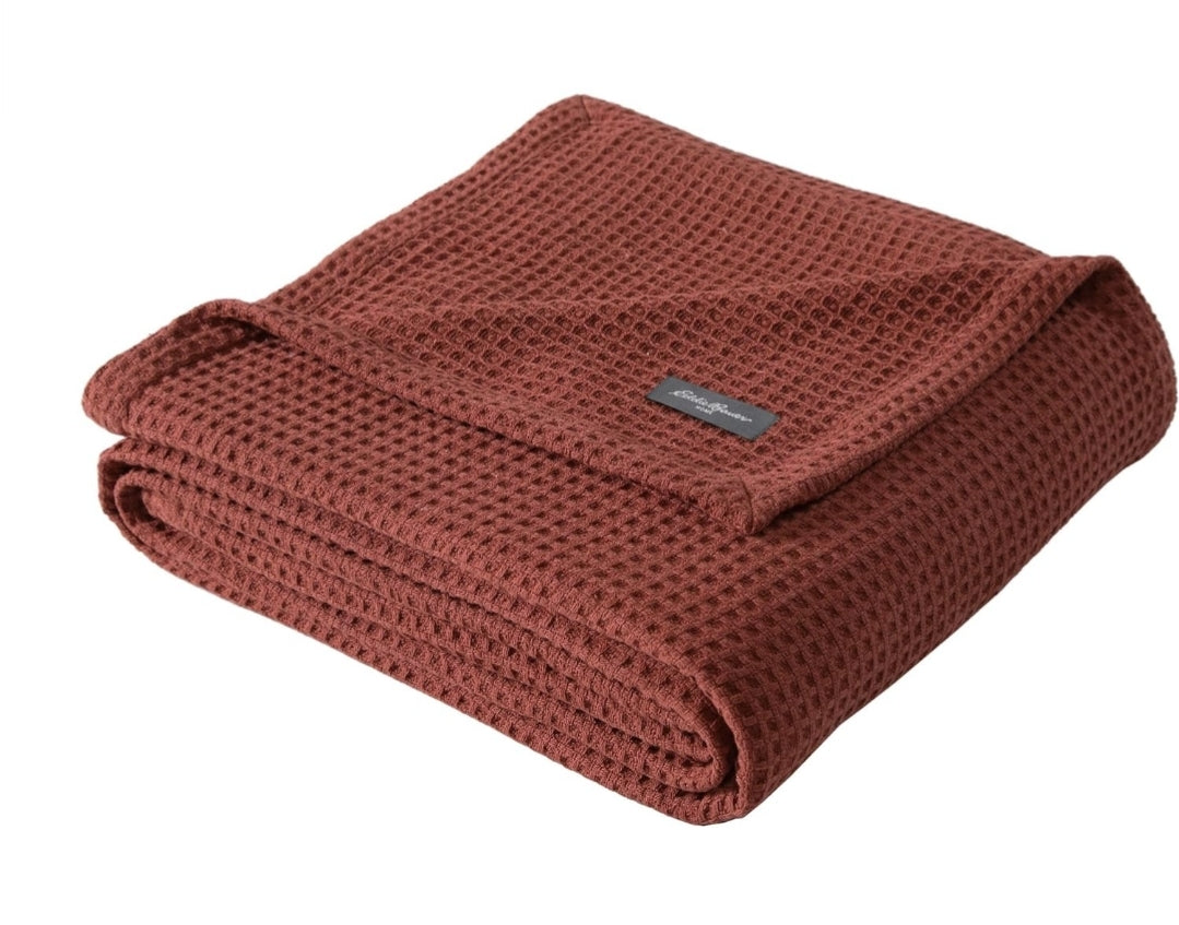 Eddie Bauer Waffle Weave Blanket Orange
Soft, Medium Weight, Softens Every Wash, Bedding, Bedroom Decor, 1 colcha, Twin