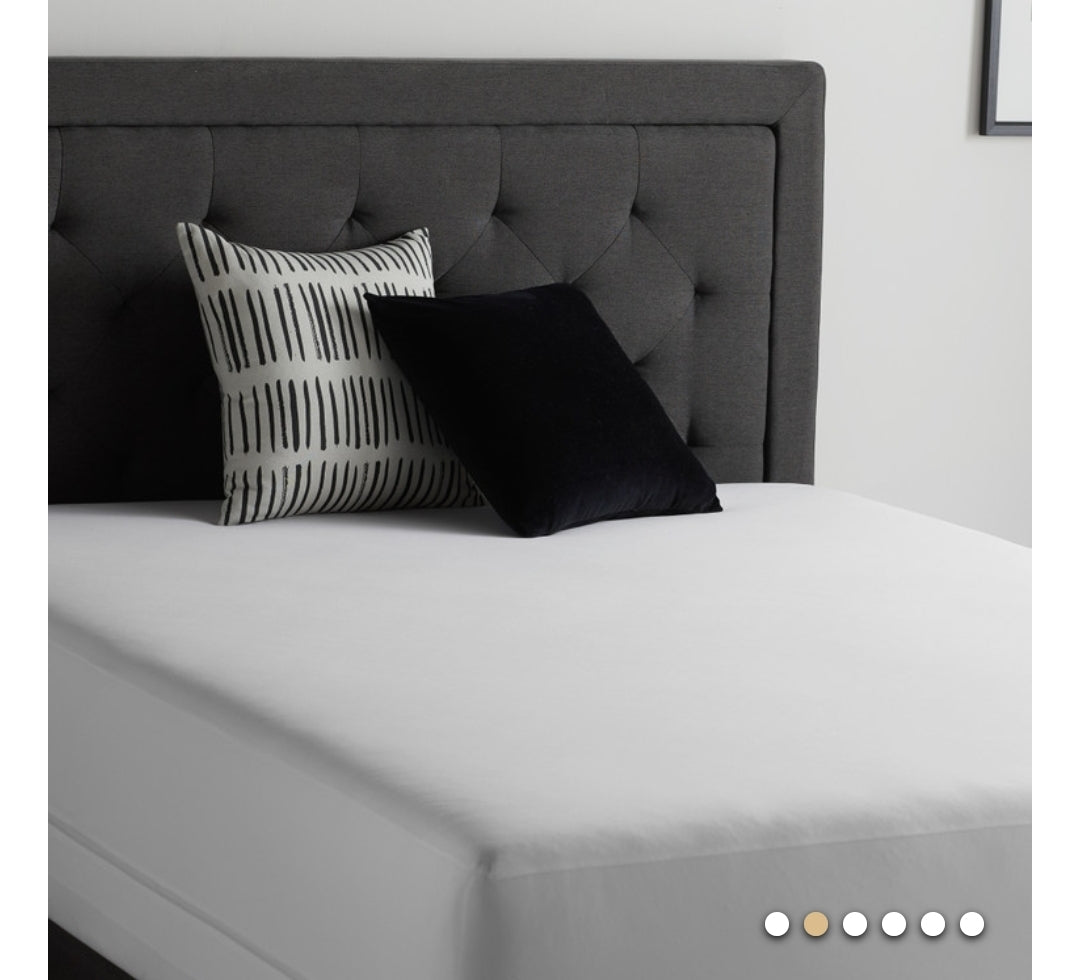 Malouf Encase 360° Mattress Protector, 1 Protector de Colchón, Blanco, Queen