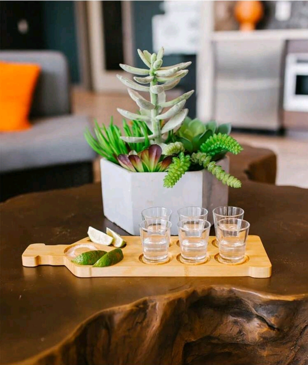 Bandeja de Fiesta para shots de Tequila