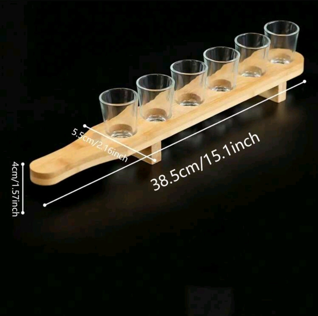 Bandeja para vasos de shots de tequila