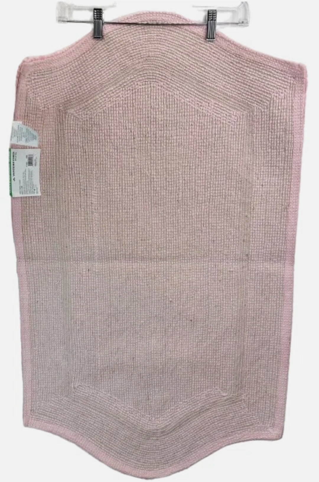 HOME WEAVERS Waterford Collection Rectangle Tufted Bath Rug Pink 17 in x 34 in, 1 Alfombra Rosada