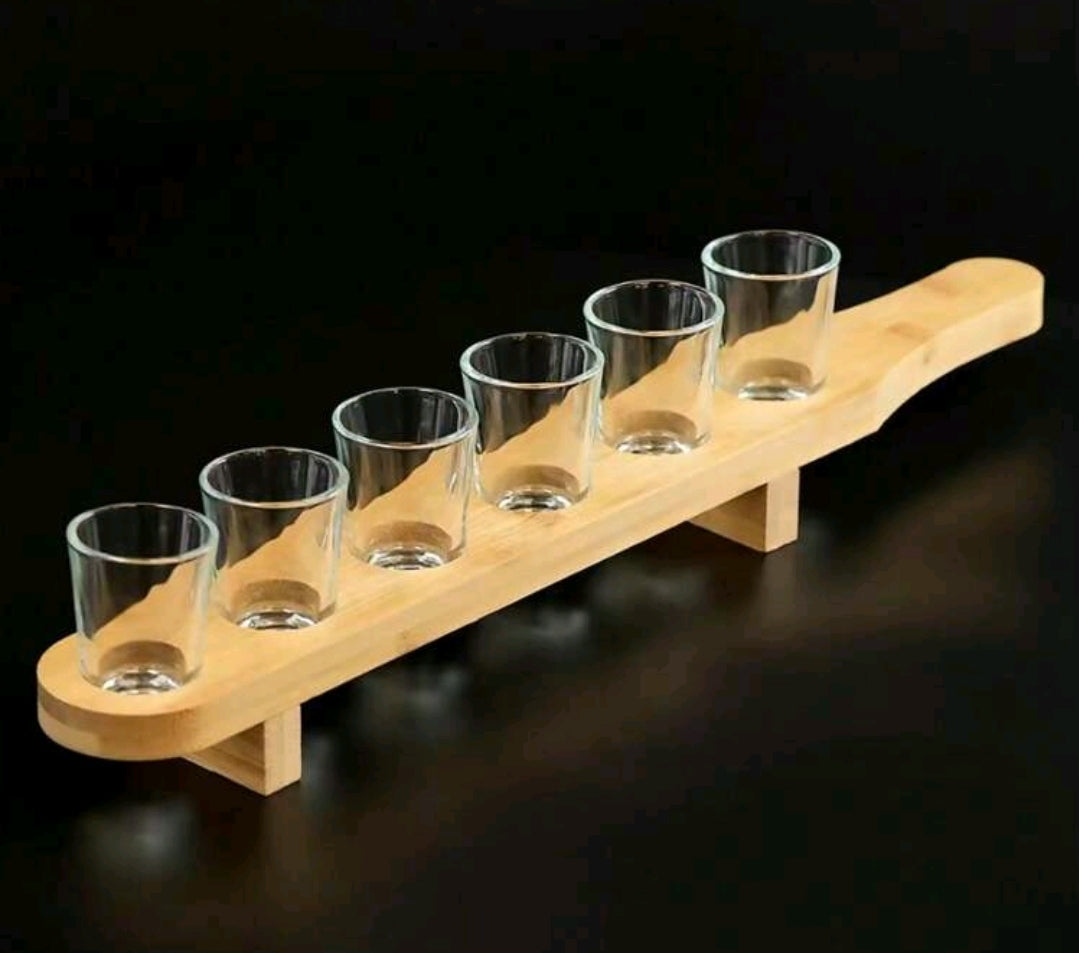 Bandeja para vasos de shots de tequila