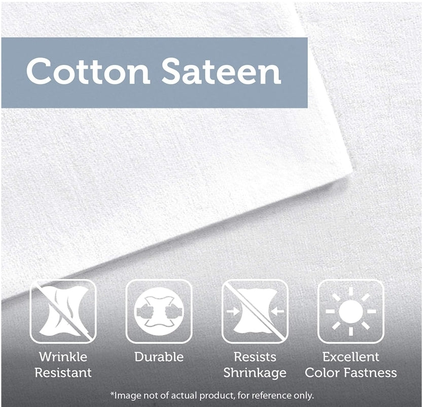 Harbor House Cozy Cotton Comforter Set - Classic Modern Design, All Season Down Alternative Casual Bedding, Matching Shams, Meadow, 5 Piezas, Amarillo, King