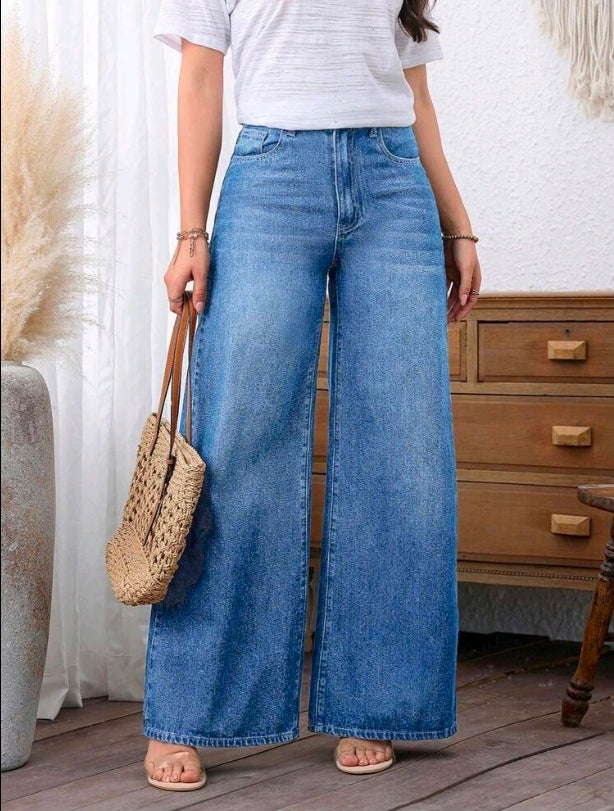 Jean azul casual slim fit de uso diario