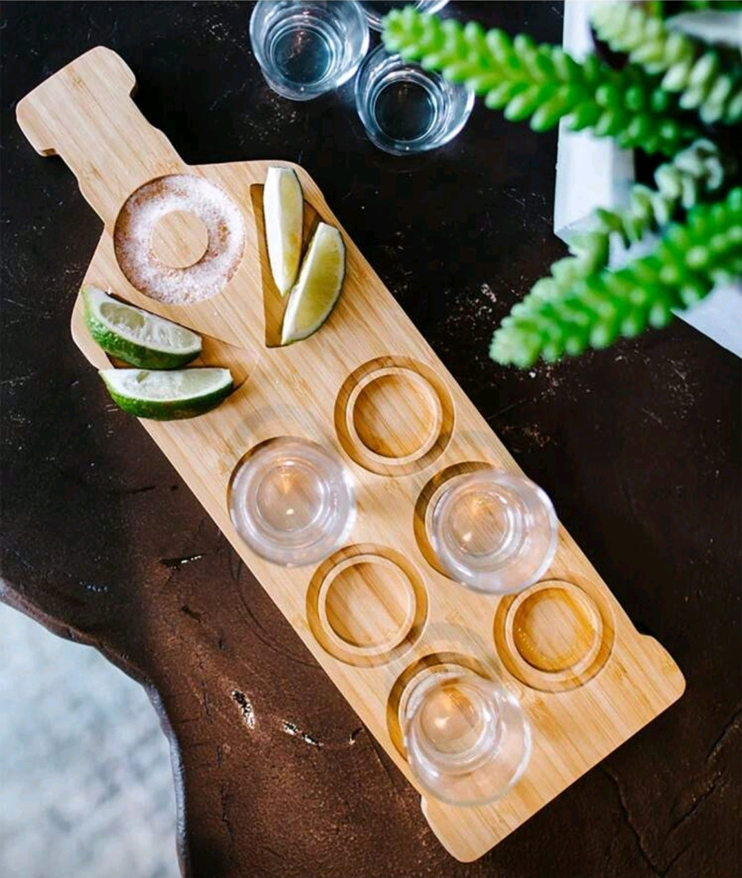 Bandeja de Fiesta para shots de Tequila