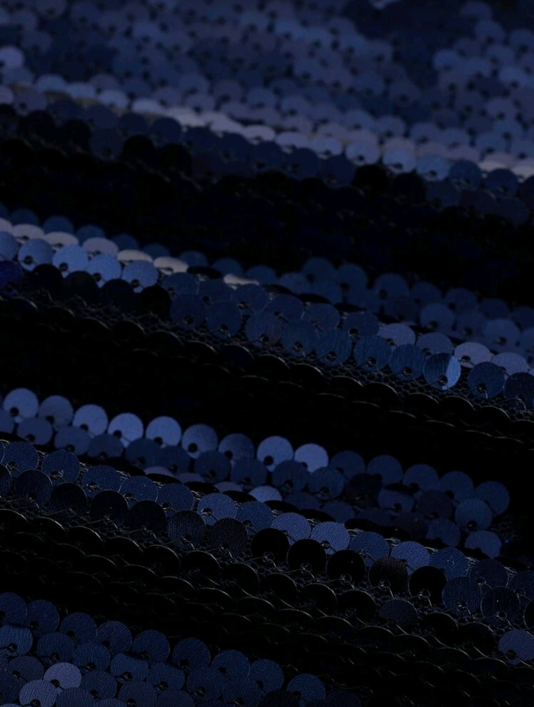 Minifalda Azul Ajustada de Lentejuelas