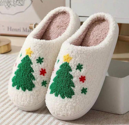 Pantuflas árbol de Navidad