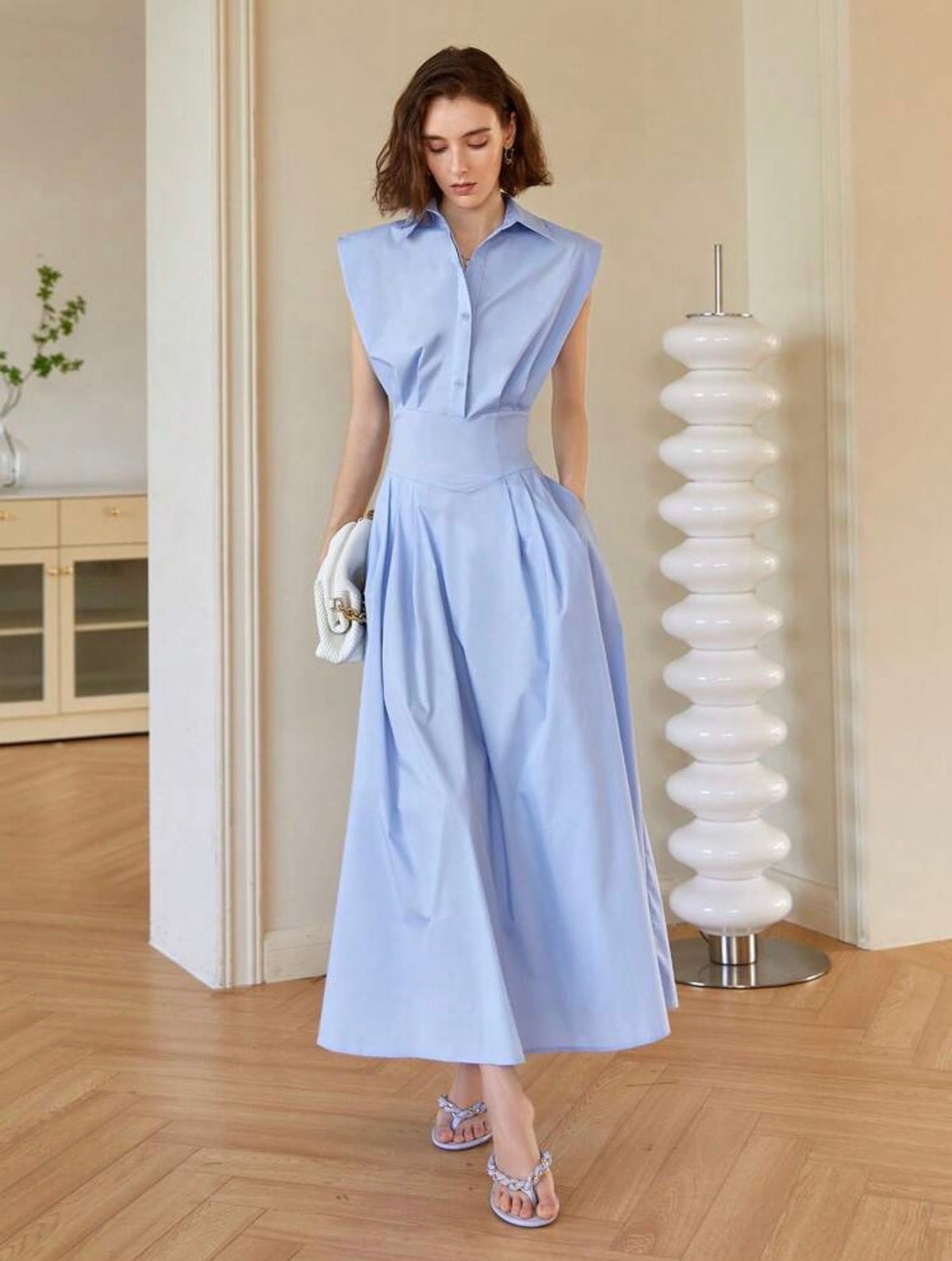 Vestido Amelia azul celeste