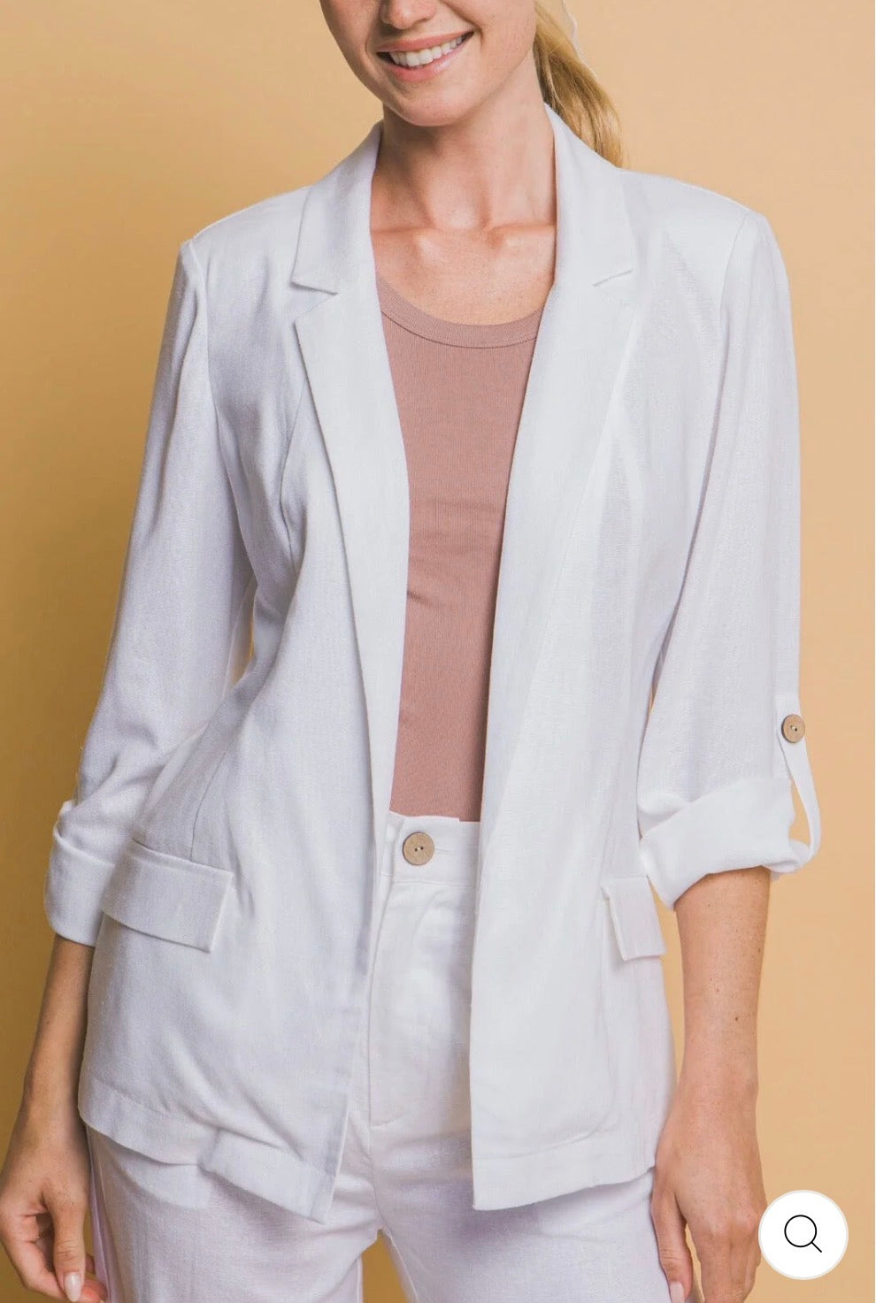 Blazer Siena blanco