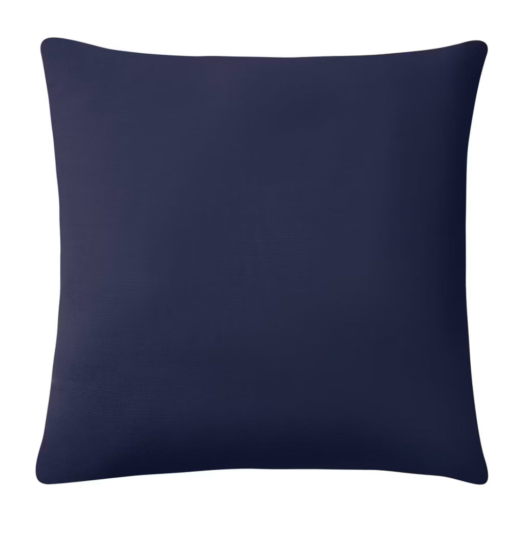 Dublin Square Throw Pillow Navy VCNY 18”x18”