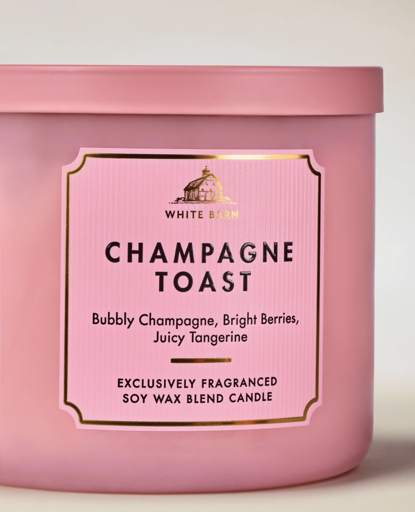 Champagne toast - 3-Wick Candle - White Barn