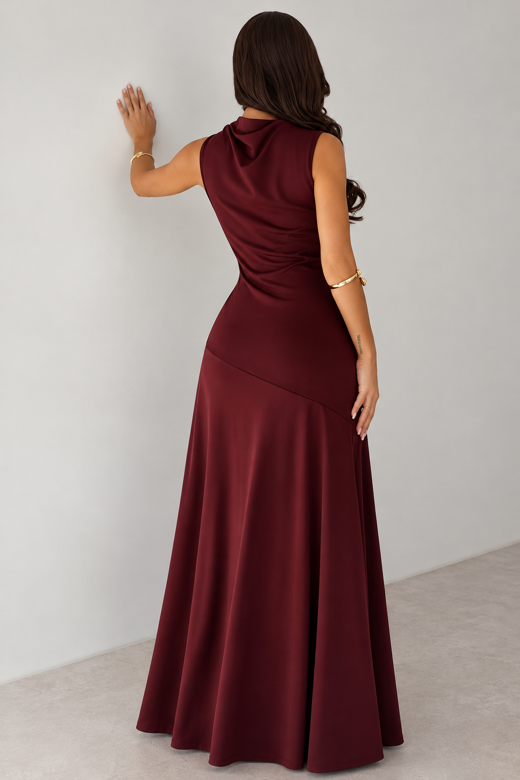 Vestido Valentina burgundy