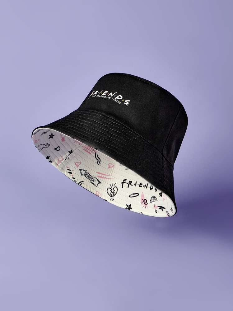 Bucket Hat Friends doble uso