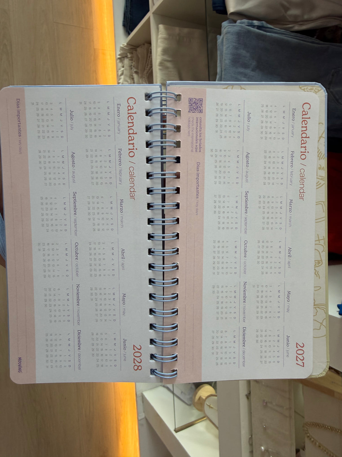 Agenda Cuddle planner 2027