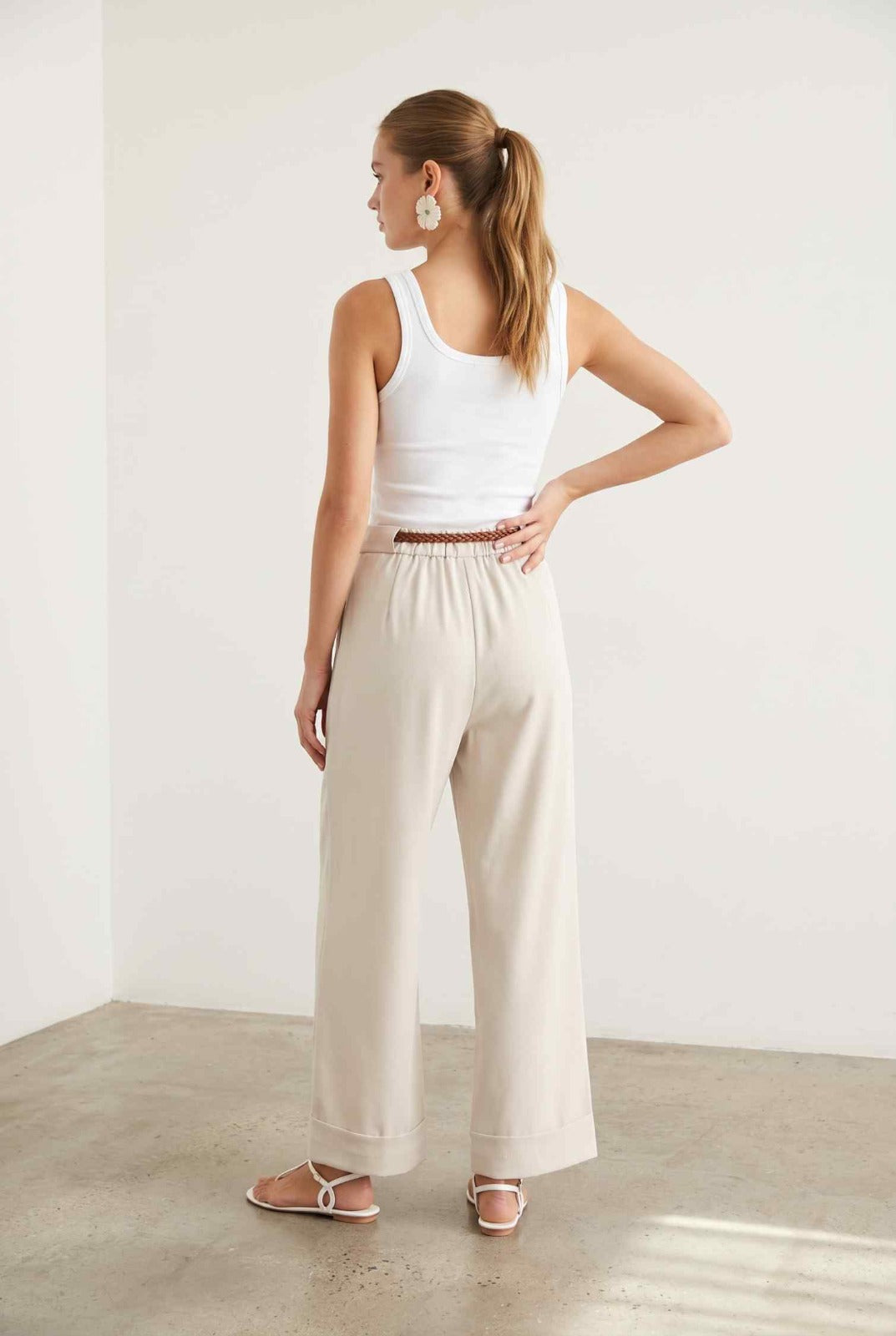 Pantalón beige Rubienn